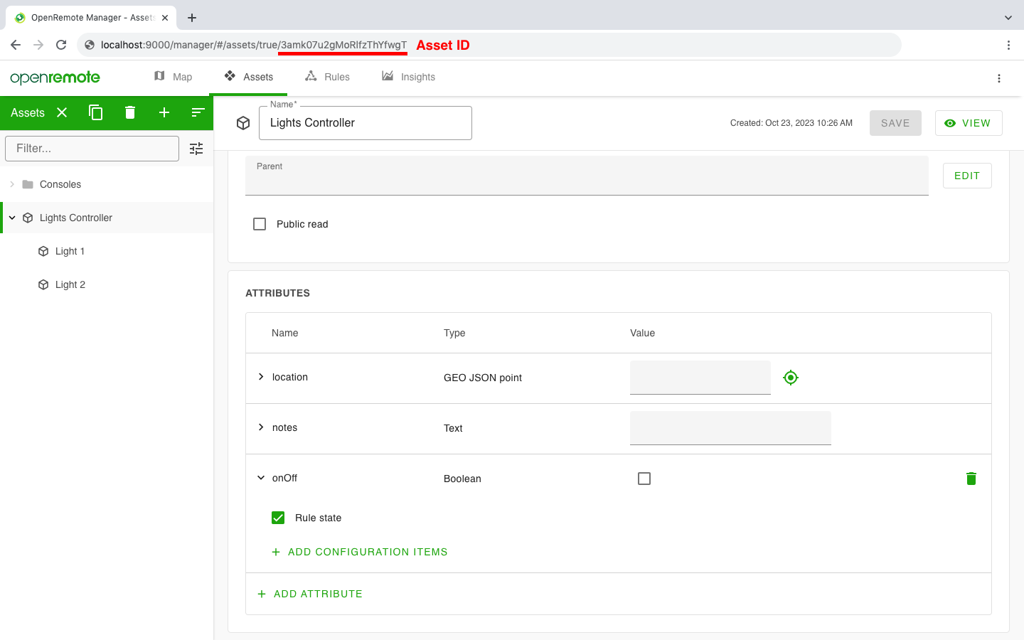 OpenRemote groovy group control example figure